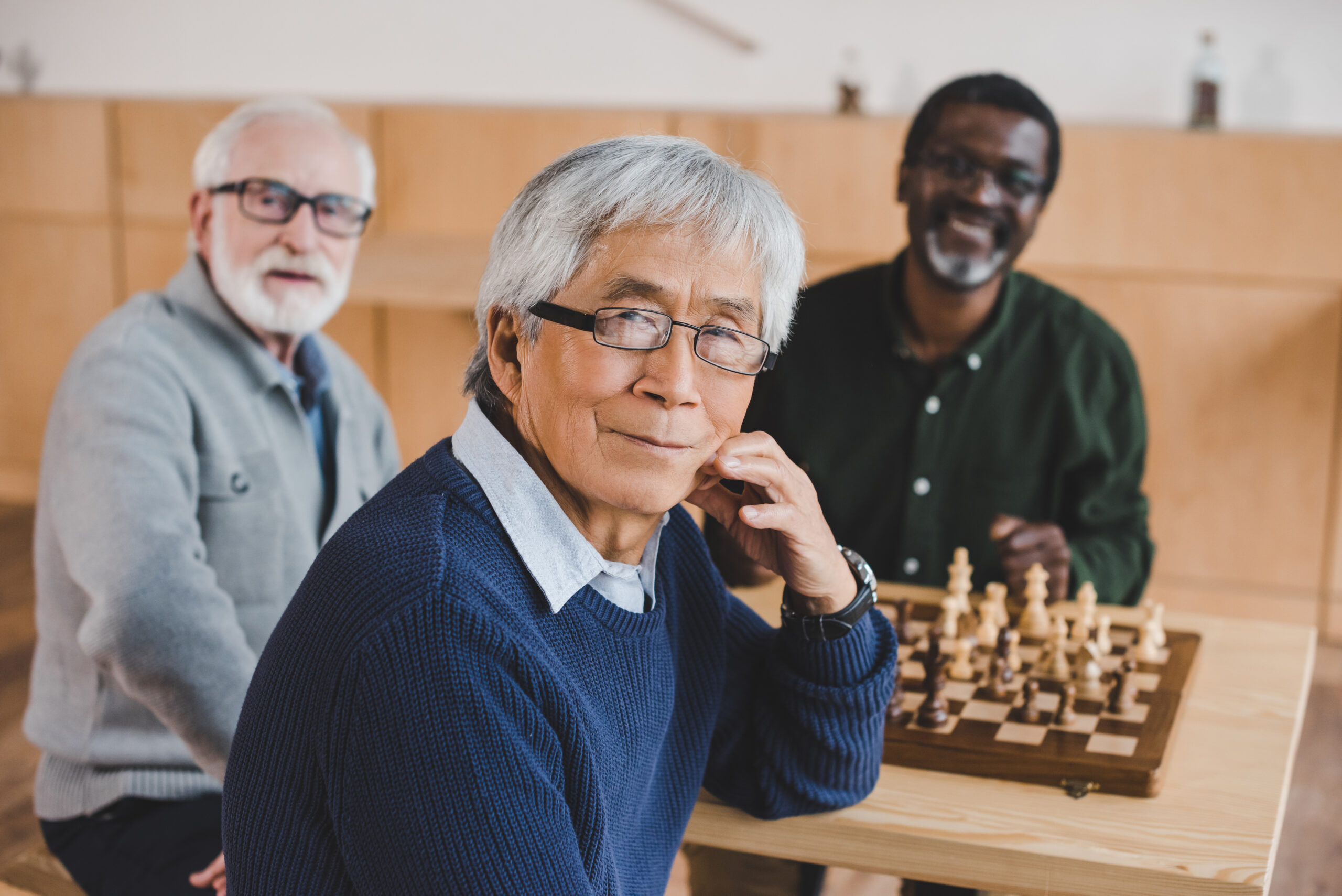 Group of happy and smart who planned for their long term care